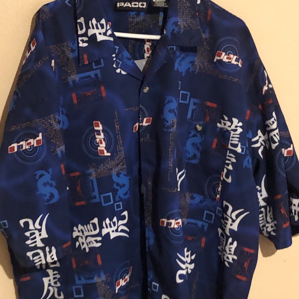Paco HAWAII SHIRT HAWAIIAN MEN SHORT SLEEVE SZ XXL